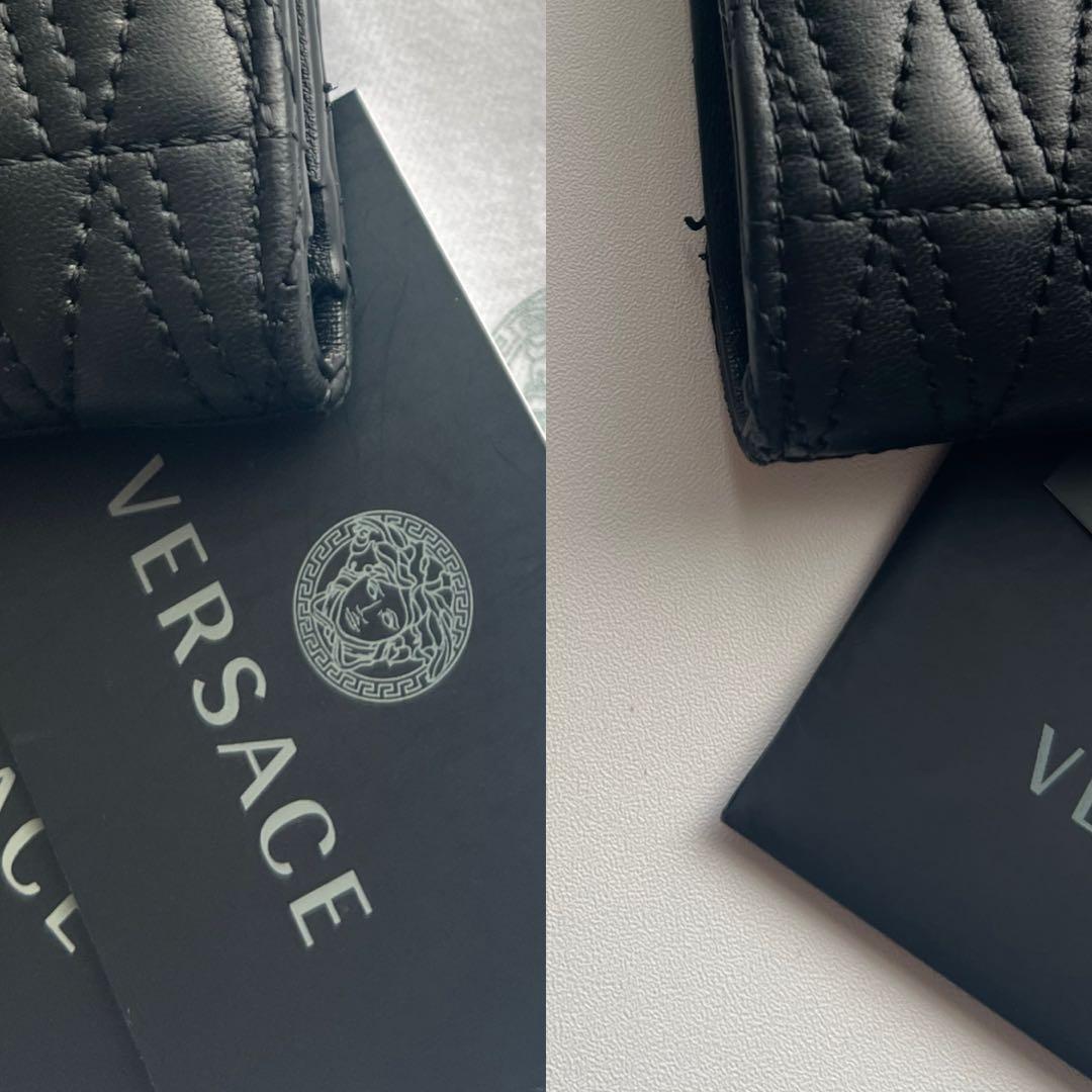 252 極上美品 VERSACE ヴェルサーチ 2つ折り財布