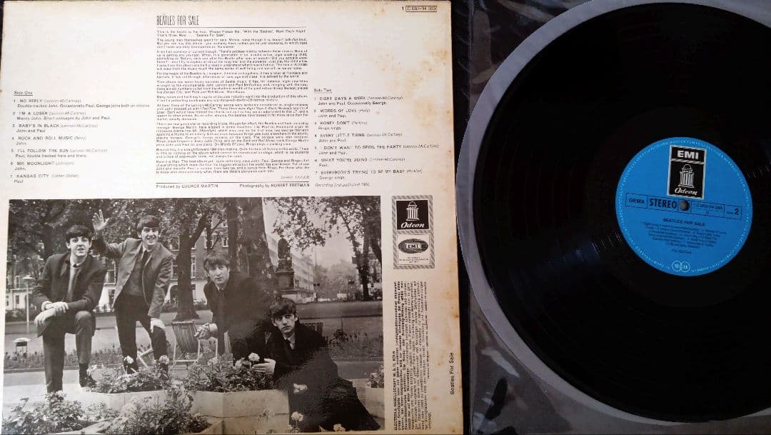 ドイツ盤 LP レコード ビートルズ The Beatles For Sale