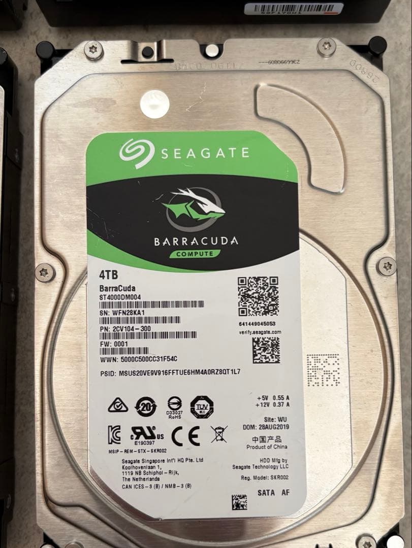 【ジャンク品】Seagate Barracuda 2TB 4TB内蔵型HDD