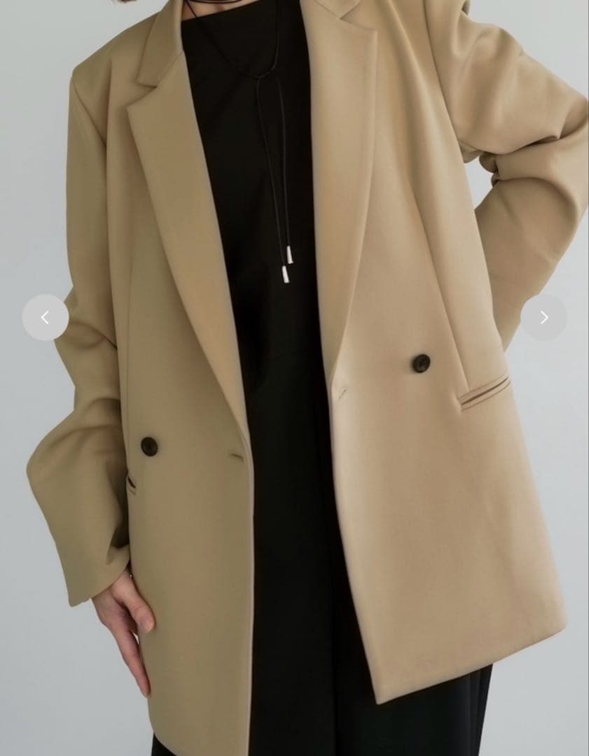 roughlow jacket ベージュ　ラフロー