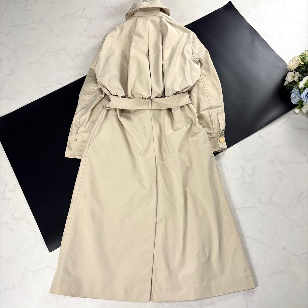 美品✨レリタージュ マルティニーク ハイカウントオックス ステンカラーコート 春