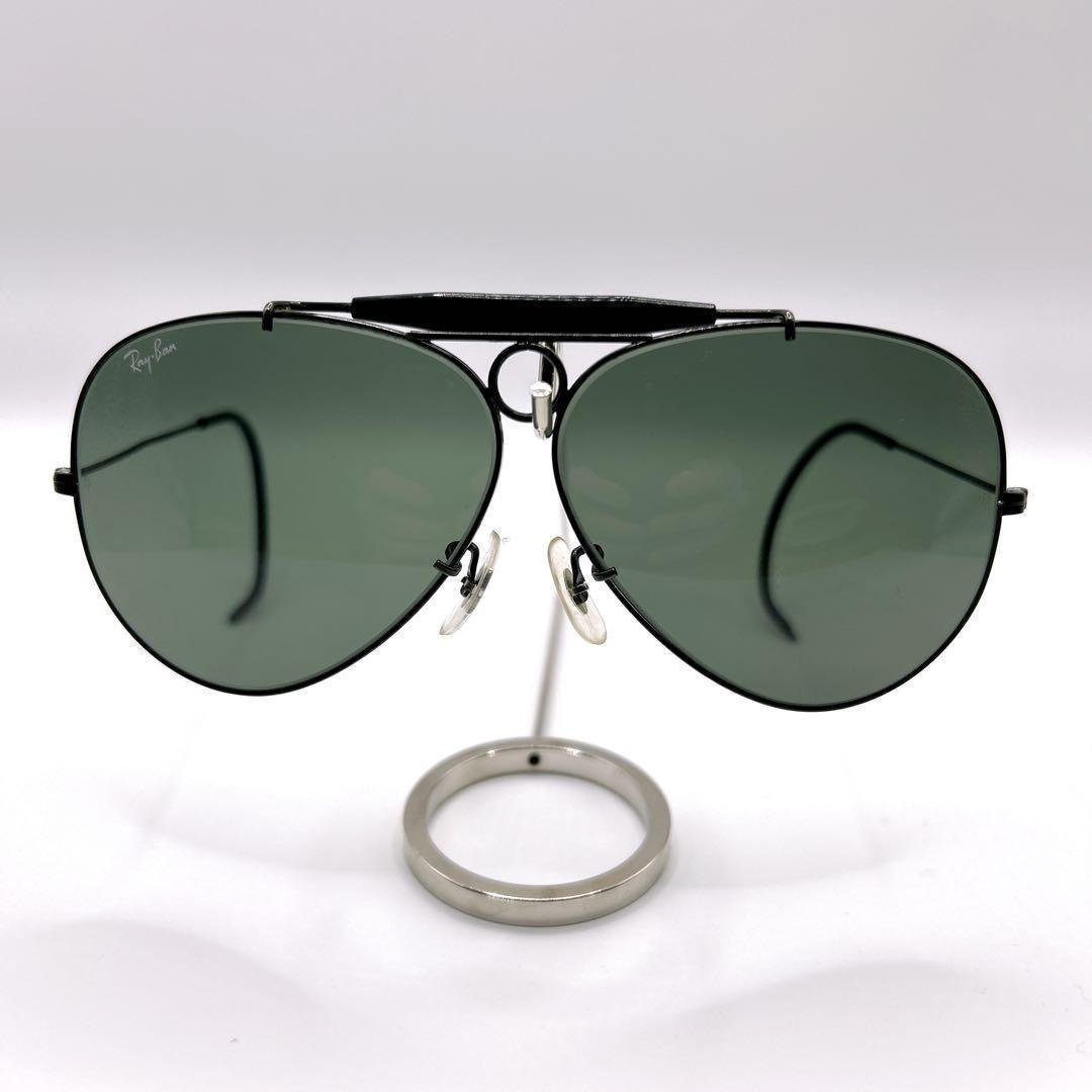 希少✨Ray-Ban ティアドロップ　サングラス　ブラック　B&L USA