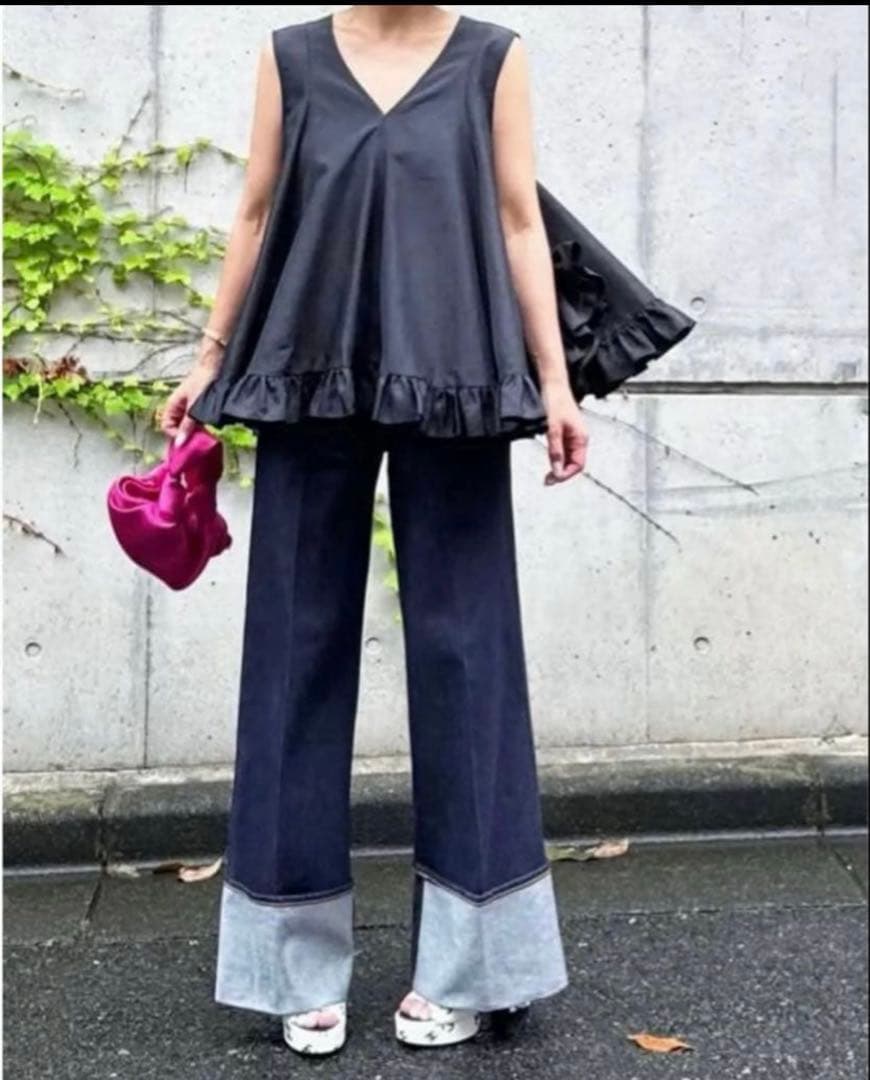シーニュ　cygne 完売品　ロールアップデニム　サイズ1