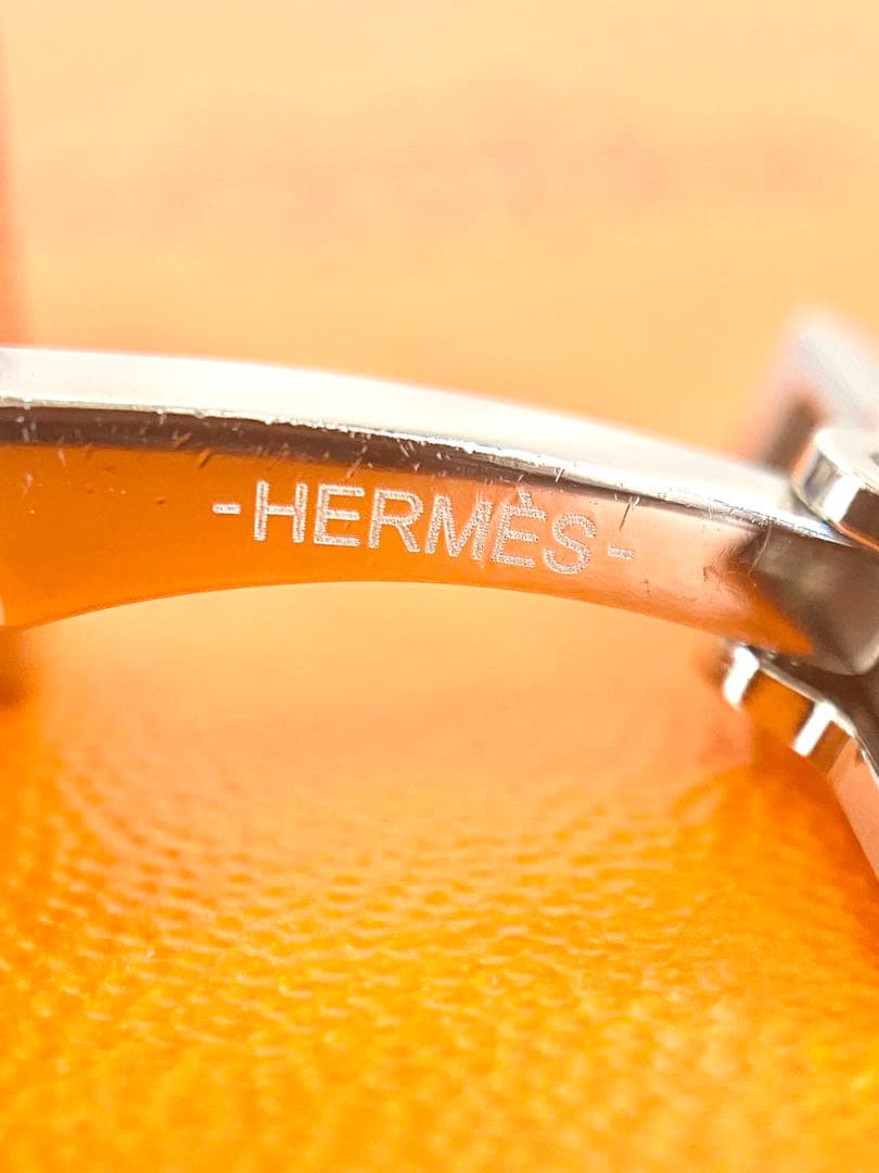 HERMES エルメス クイズ レインボー Hロゴ カフリンクス カフス ボタン
