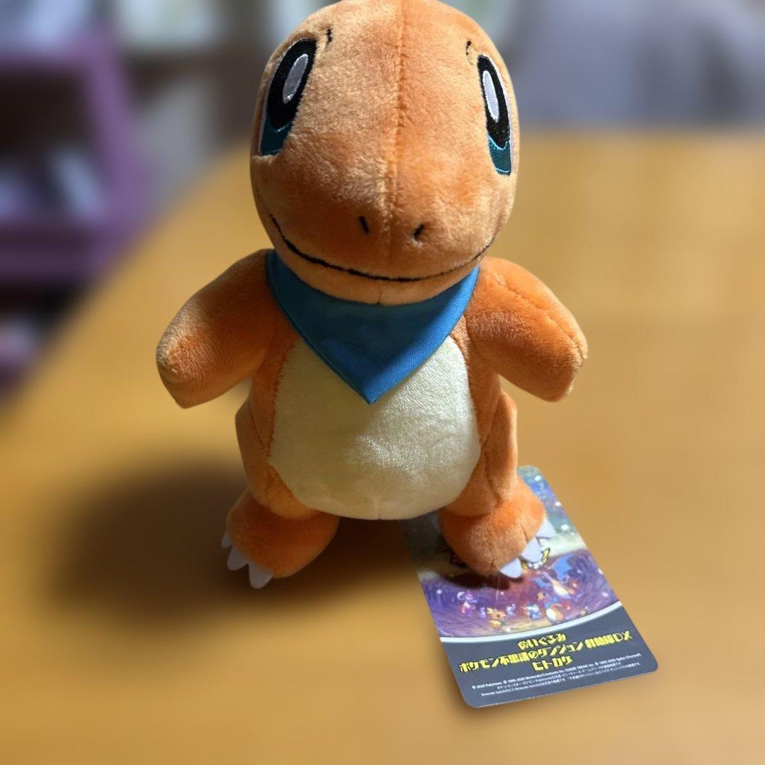 ポケモン　ポケセンぬいぐるみ　ピカチュウ　ヒトカゲ　2体セット