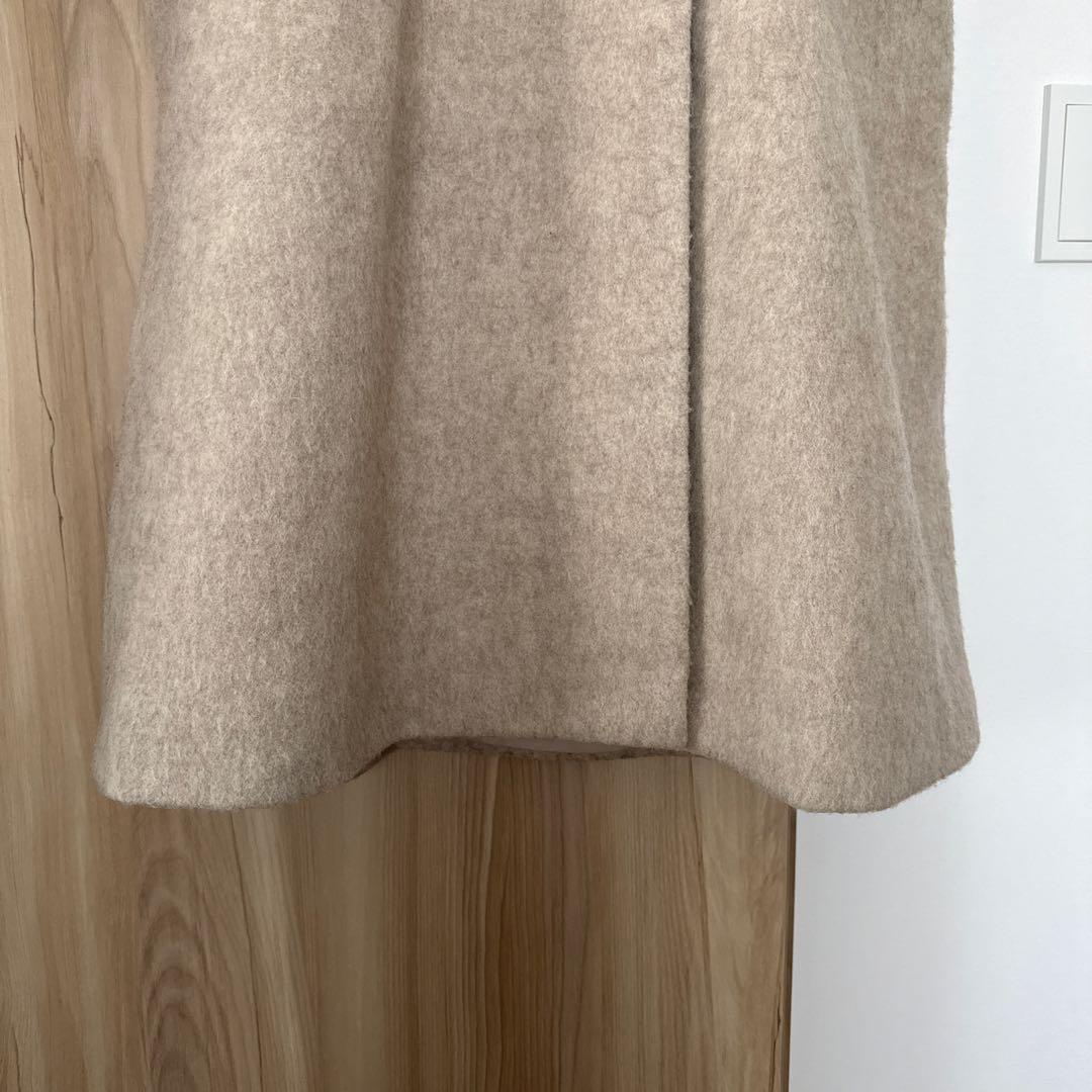 ジャケット・アウター DOUBLE WOOL LONG COAT CLANE