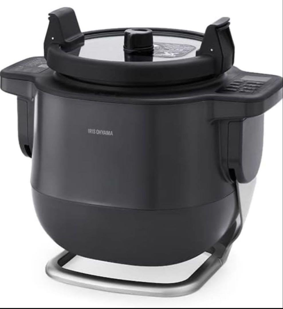 新生活応援　自動攪拌式調理器　CHEF DRUM 新品DAC-IA2-H グレー