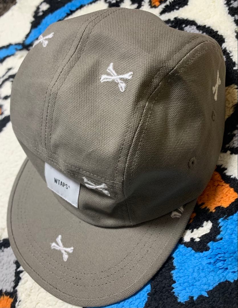 WTAPS ダブルタップス T-5 CAP クロスボーン GREIGE EX44