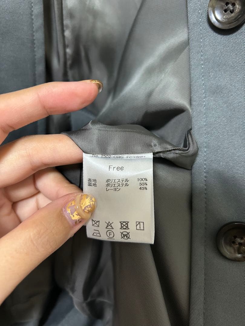 ニャンコ【ORGUE】Cape trench coat