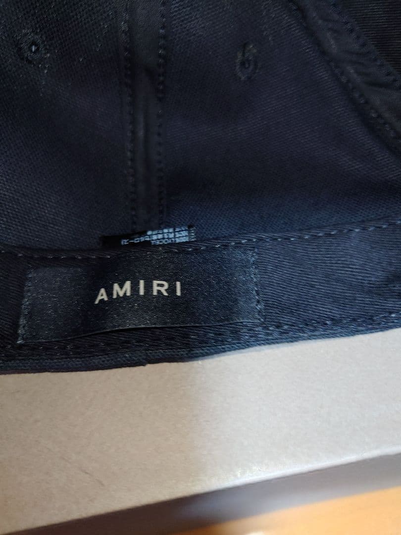AMIRI フルキャンバス MA ロゴ キャップ アミリ
