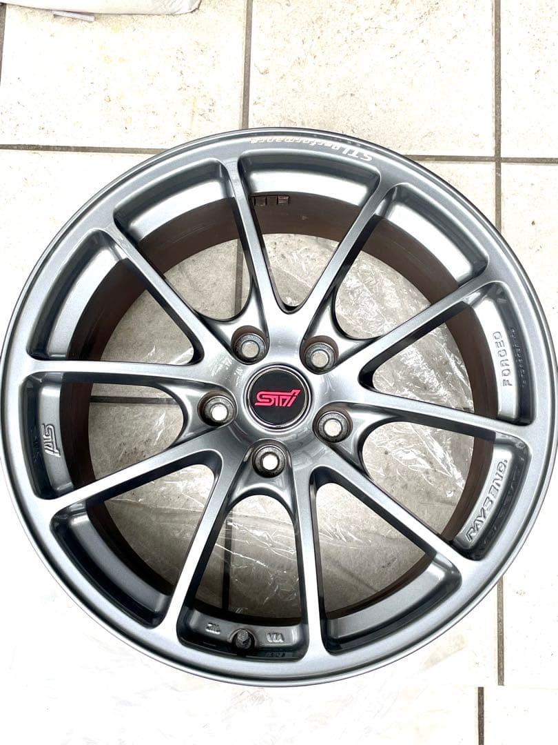 STI パフォーマンスホイール 18インチ 8.5J +53 マットガンブラック