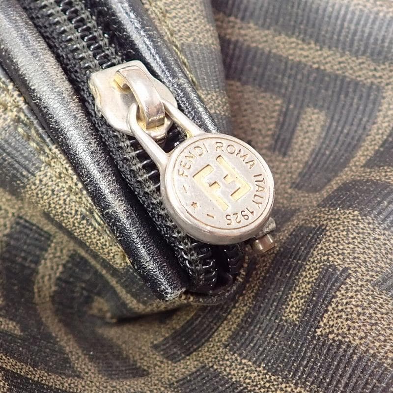 RU-5951　フェンディ　FENDI ズッカ柄　ミニボストン　PVC