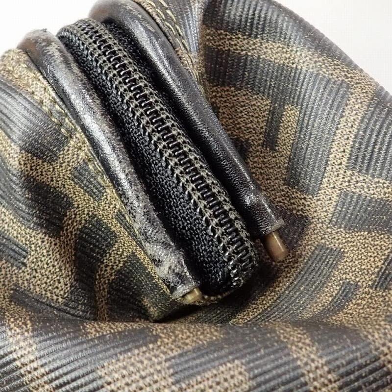 RU-5951　フェンディ　FENDI ズッカ柄　ミニボストン　PVC
