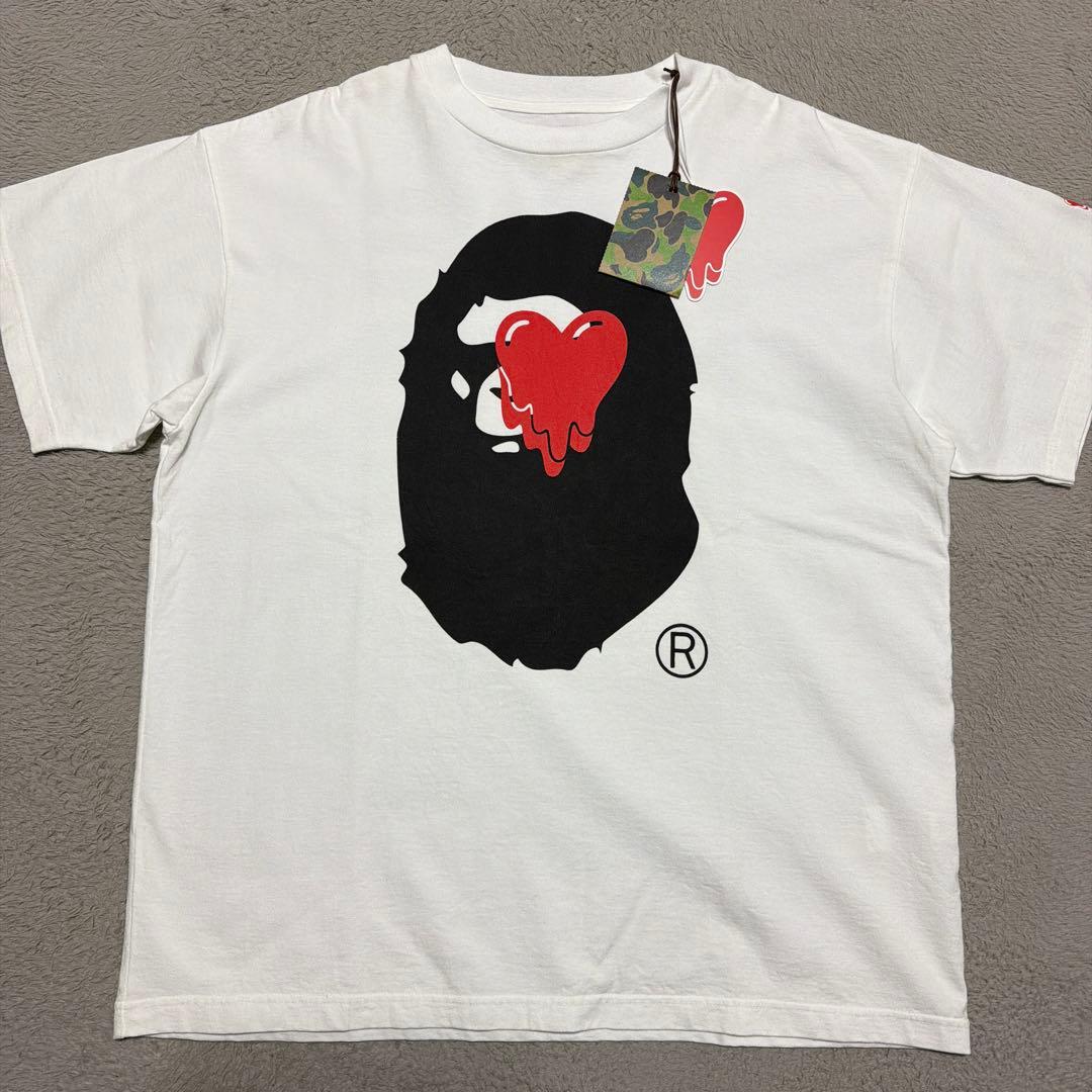 A BATHING APE BAPE EMOTIONALLY tシャツ L