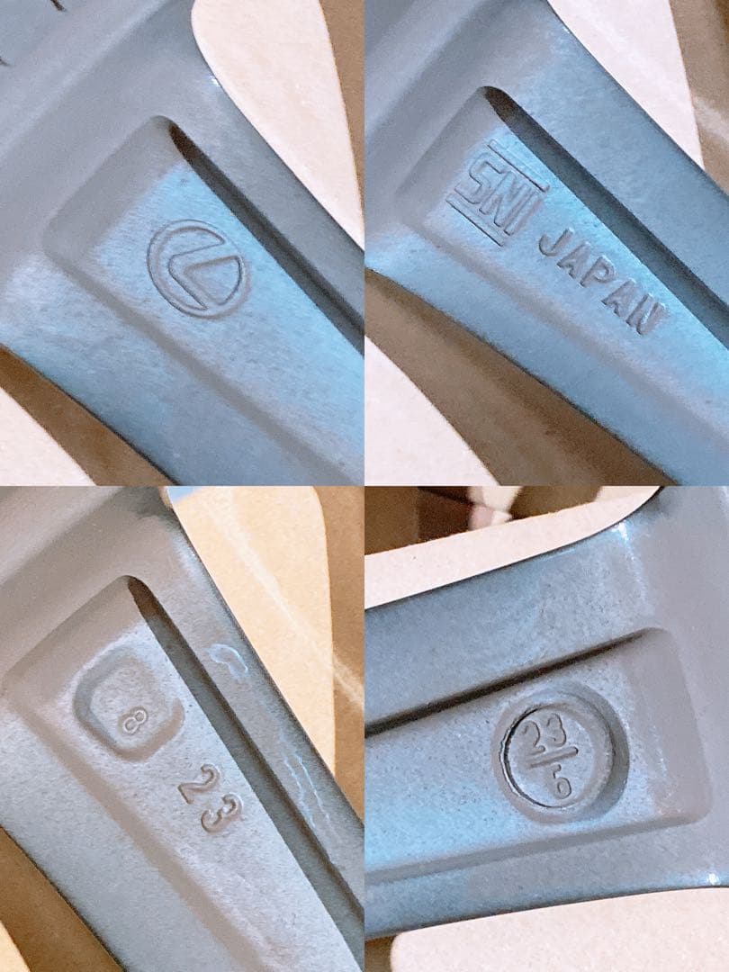 K*u様 レクサス LS 500 純正ホイール １本 20インチ メッキ アルミ