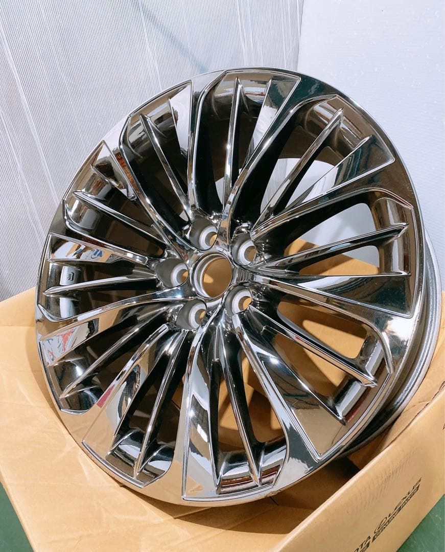 K*u様 レクサス LS 500 純正ホイール １本 20インチ メッキ アルミ