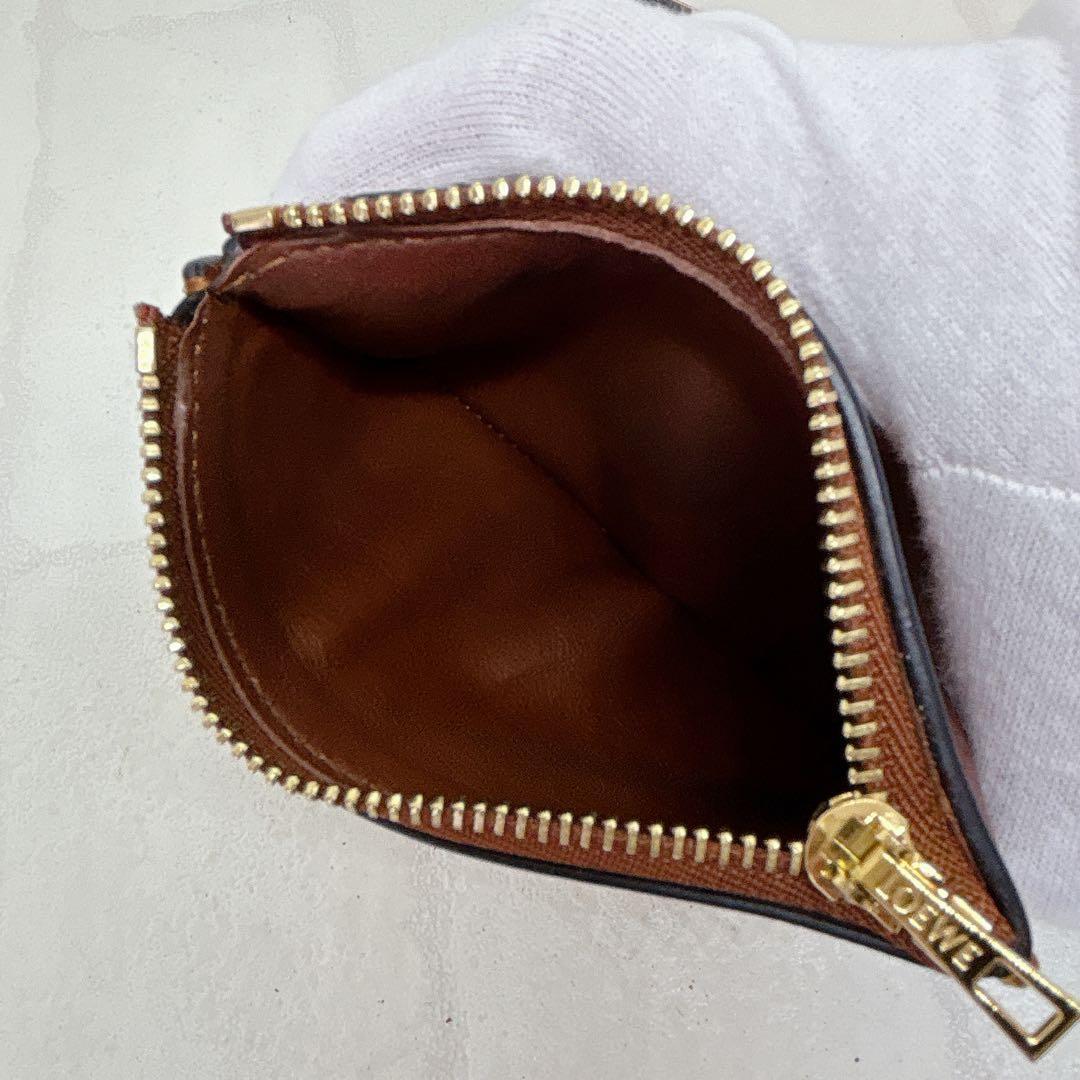 LOEWE ロエベ バーティカルウォレット イエロー 三つ折り財布 財布 美品