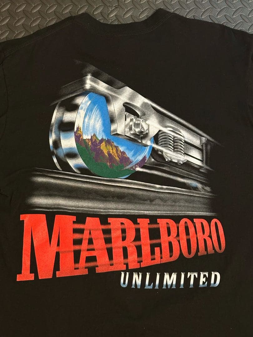 90s Marlboro Tee Shirt トレイン　RAILROAD