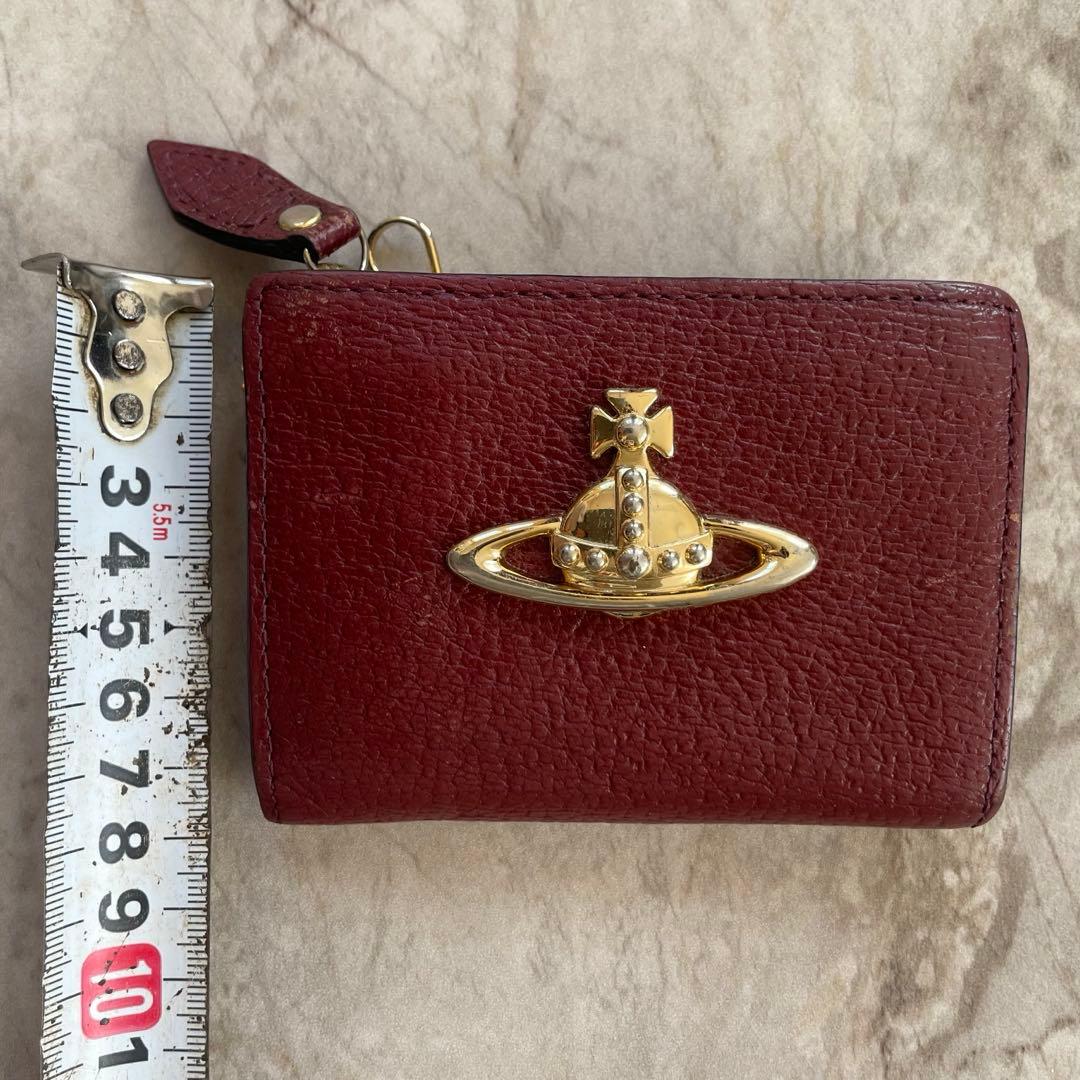 Vivienne Westwood ヴィヴィアン ワインレッド 二つ折り財布