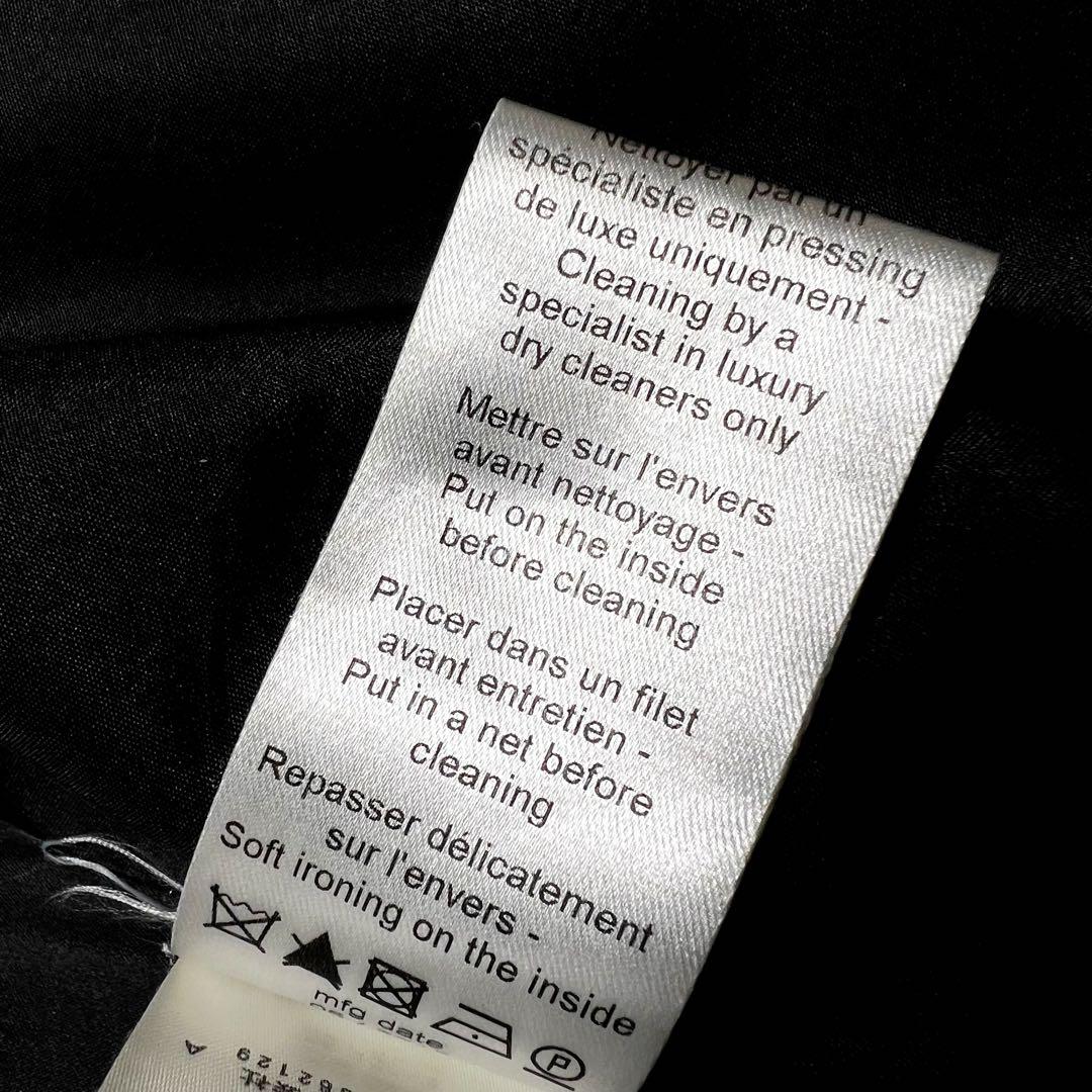 LANVIN ランバン シルク100% トレンチコート M相当 リボン 美品