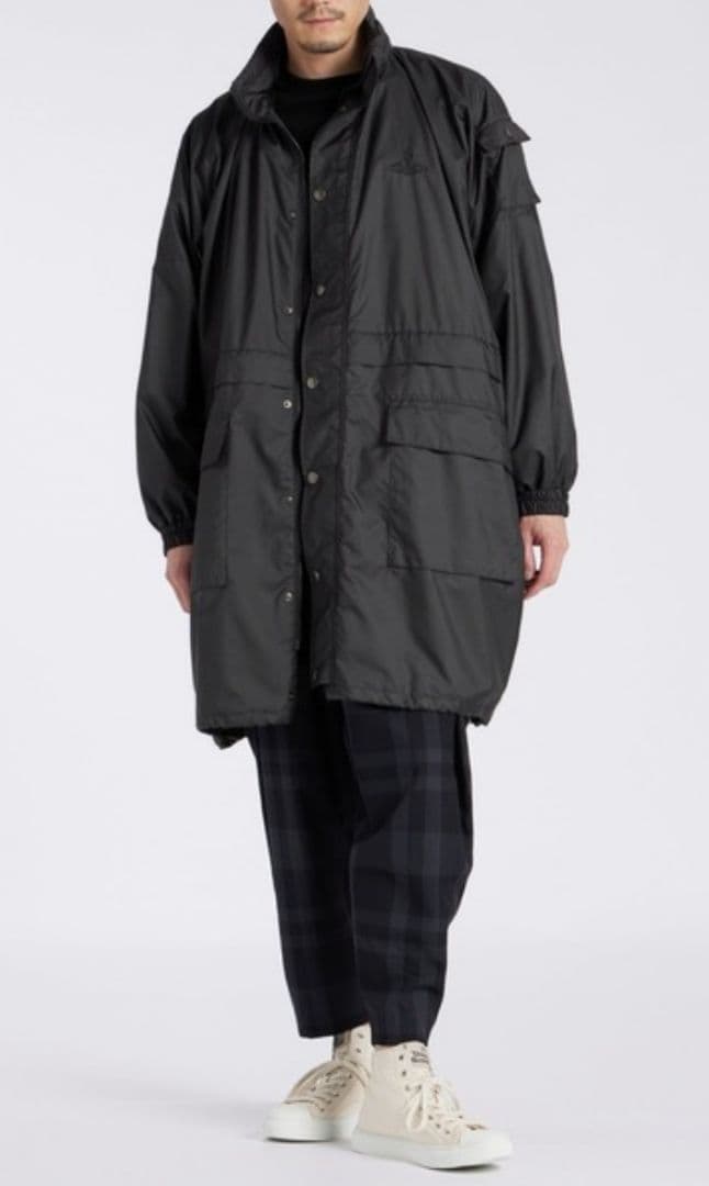 viviennewestwoodMAN ロングナイロンブルゾン 46サイズ
