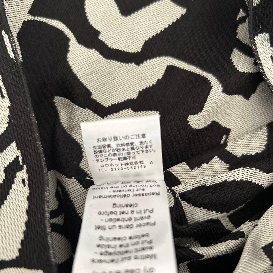 美品　LANVIN ランバン　総柄プリント　ワンピース　アルベールエルバス