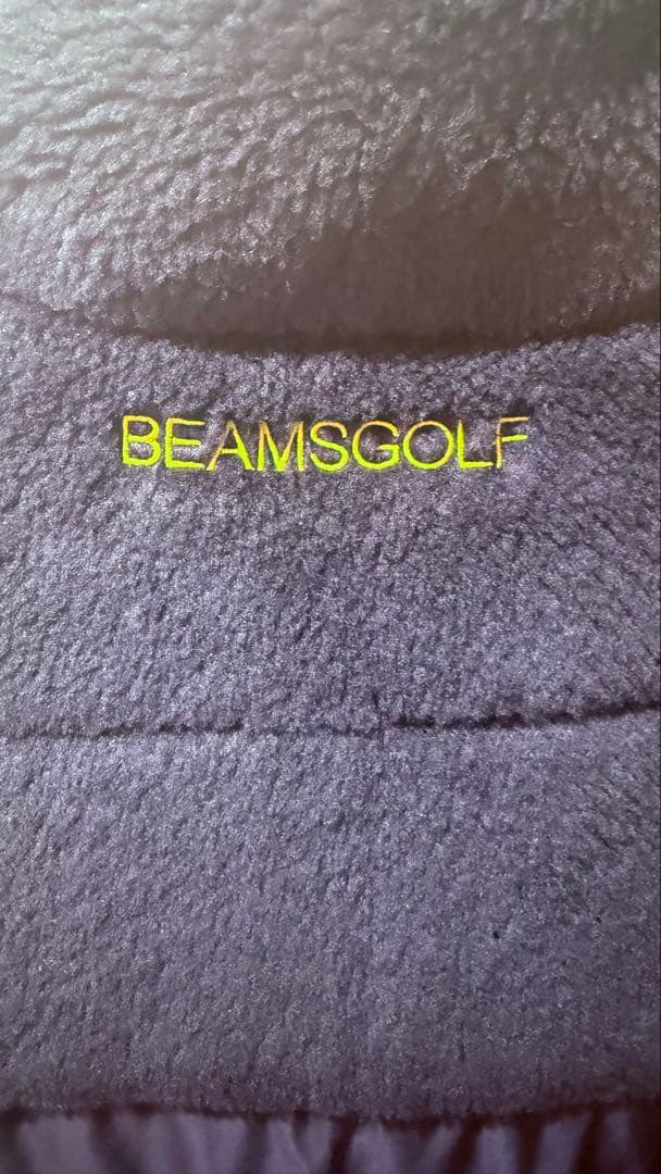 Beams GOLF ダウンベストワンピース　Lサイズ ネイビー
