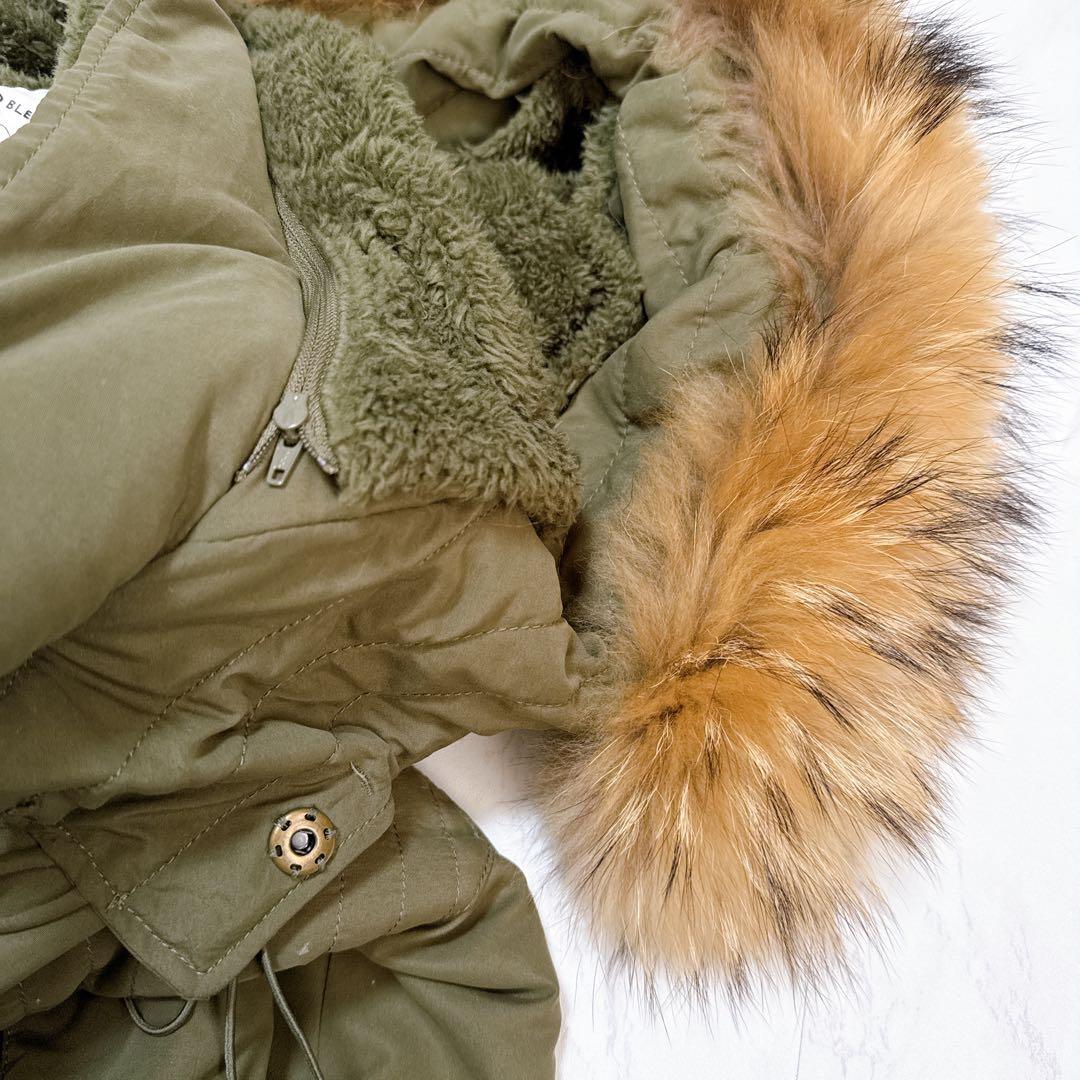 y2k N3B militaryjacket SLY モッズコート2wayファー