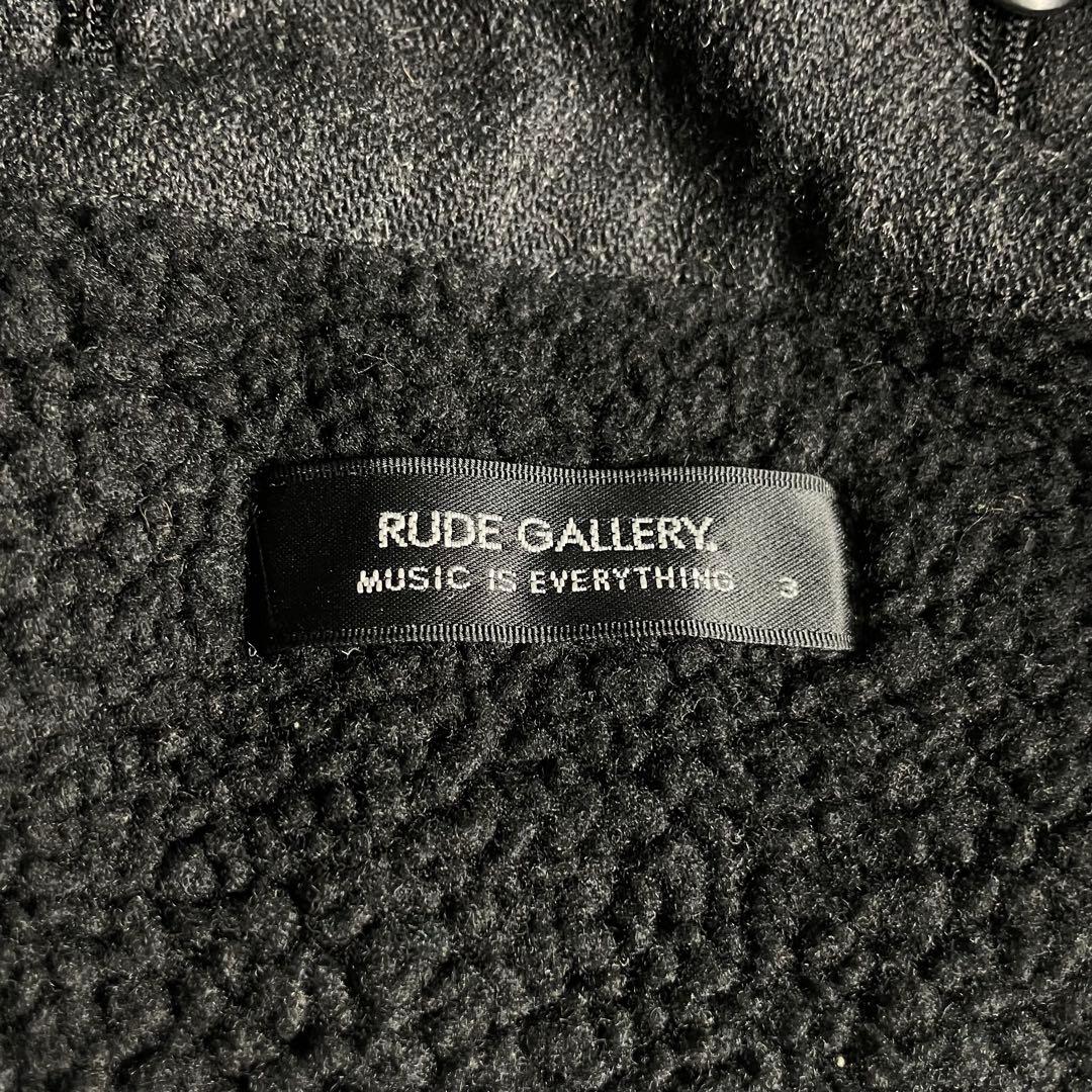 RUDE GALLERY モッズコート ライナー付き ルードギャラリー 黒系