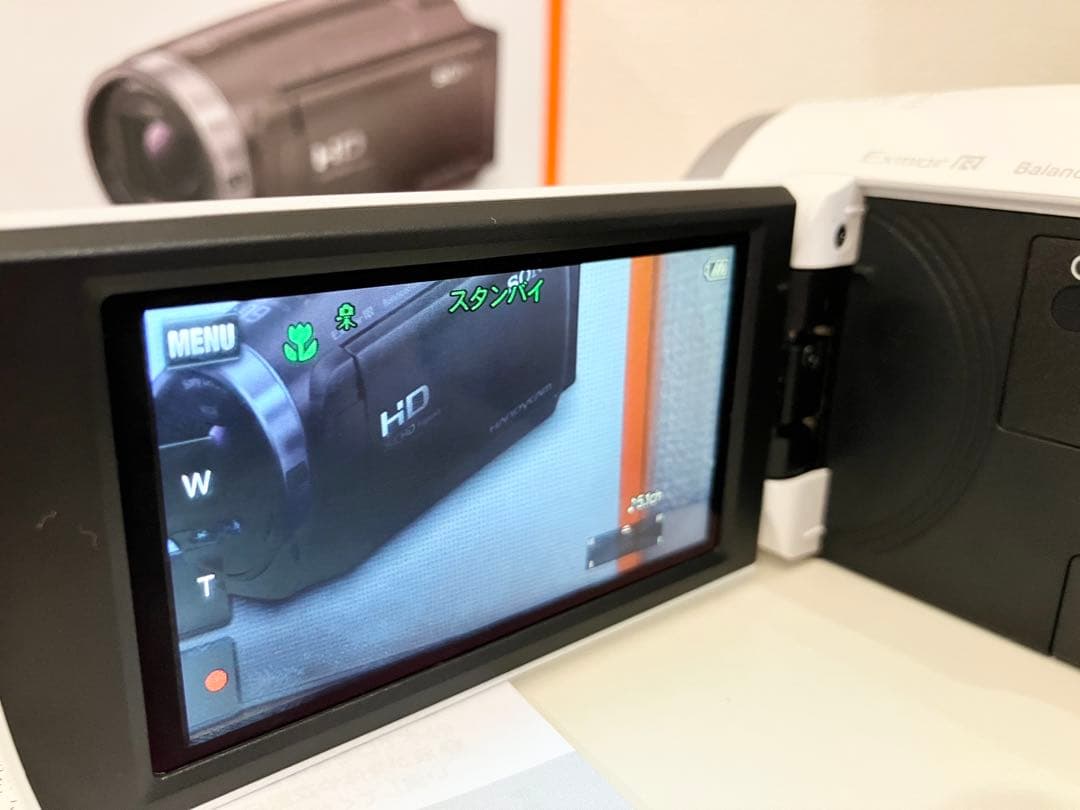 SONY HDR-CX680 ホワイト 元箱付 レンズ保護フィルター付き