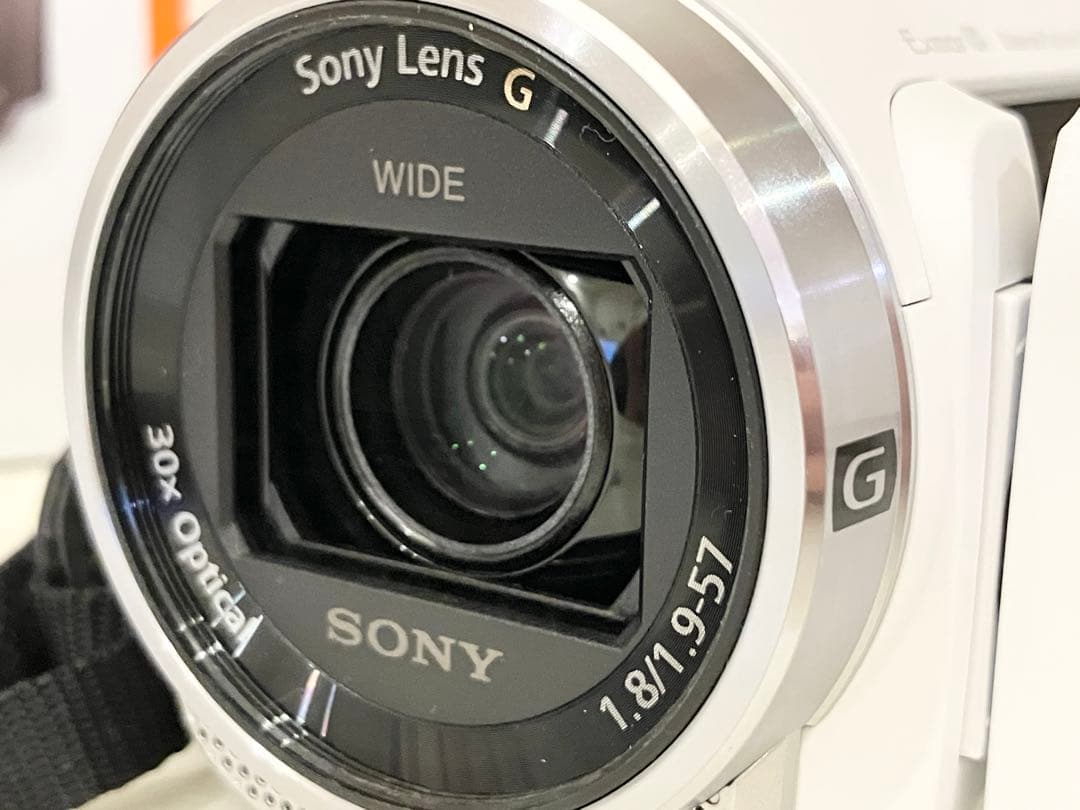 SONY HDR-CX680 ホワイト 元箱付 レンズ保護フィルター付き