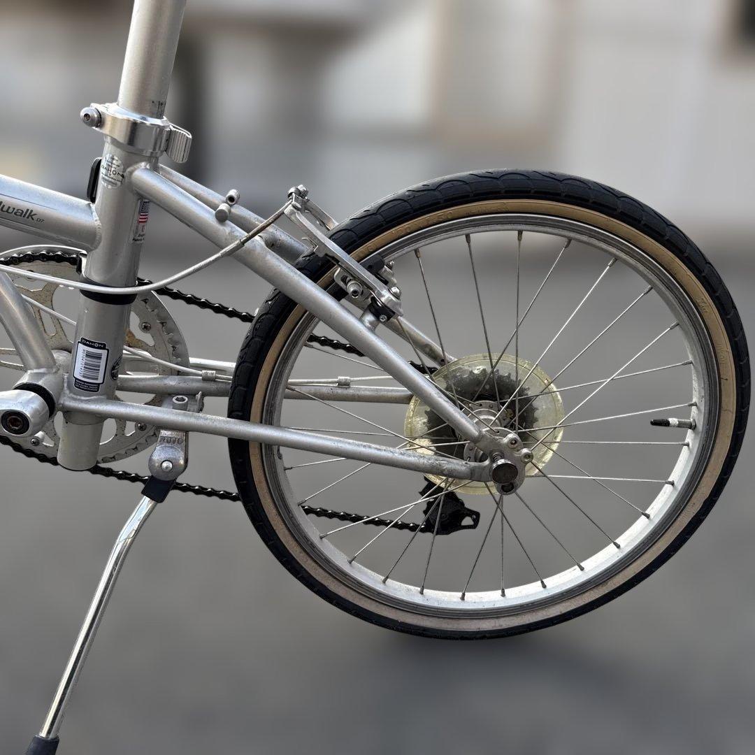 Boardwalk D7 折りたたみ自転車 シルバー