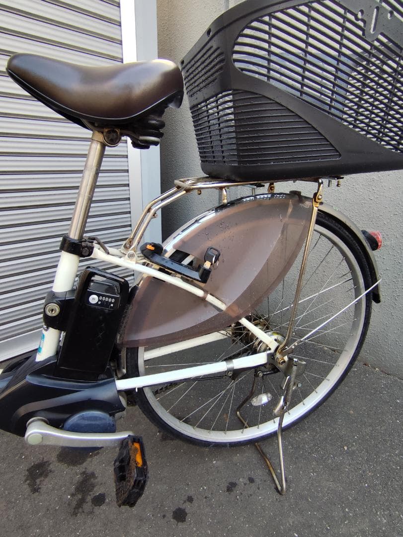 パナソニック ホワイト 前後バスケット　12Ah　電動アシスト自転車
