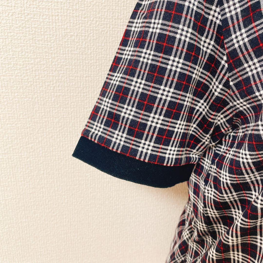 オールドバーバリー Burberrys 90s ポロシャツ ロゴ チェック 希少