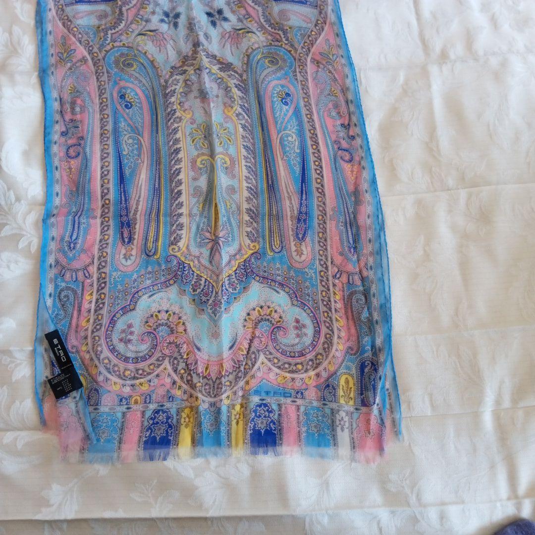ETROエトロ ペイズリー柄 シルクストール