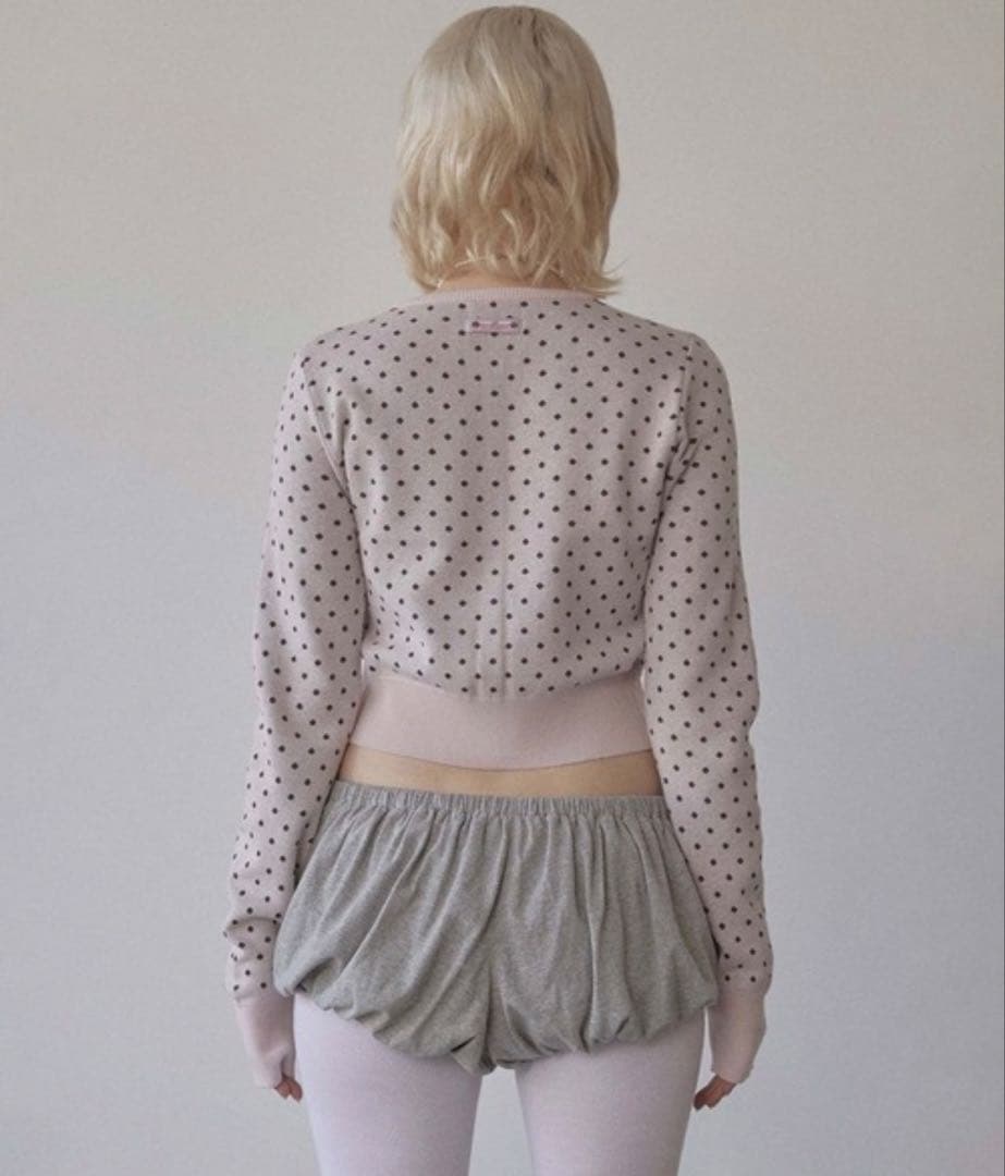 SCULPTOR スカルプター Polka Dot Cardigan ピンク M