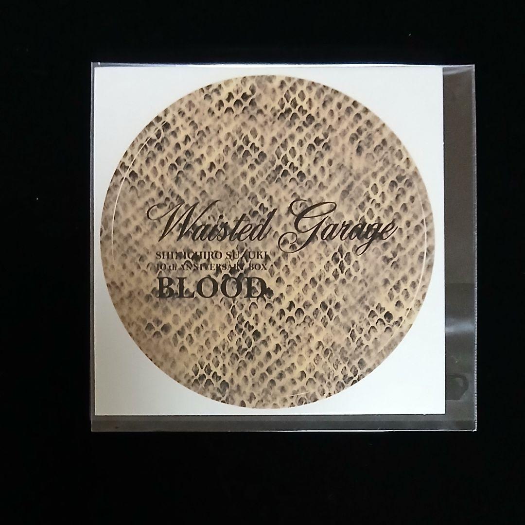 美品 帯付 鈴木慎一郎 BLOOD RATS CD 直筆サイン ステッカー