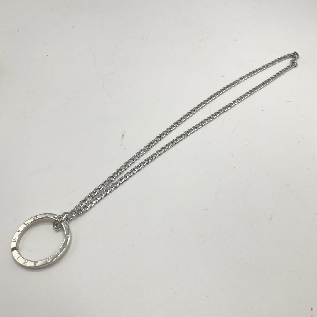 BVLGARI ブルガリ　ネックレス　チェーン　シルバー　ビーゼロワン