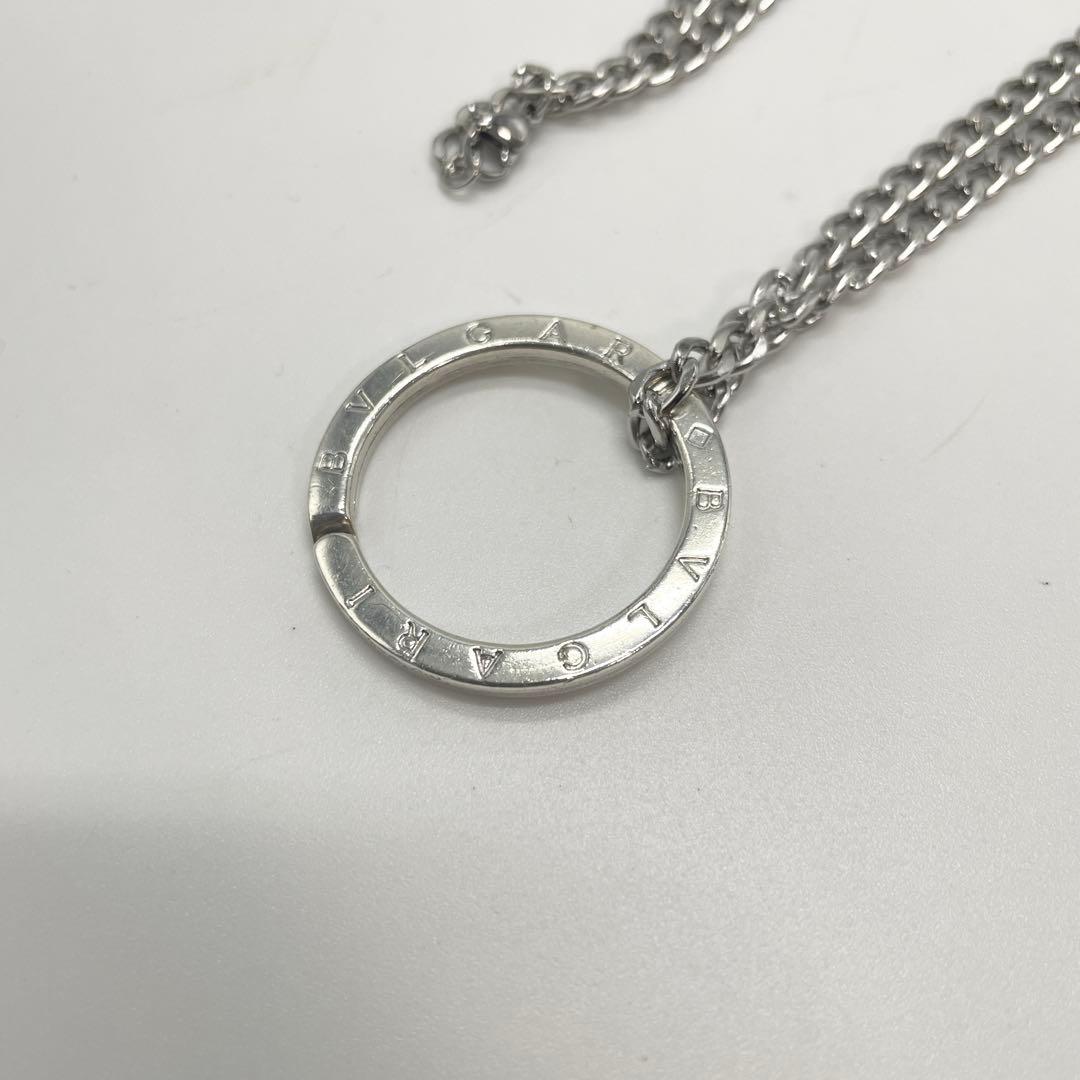 BVLGARI ブルガリ　ネックレス　チェーン　シルバー　ビーゼロワン