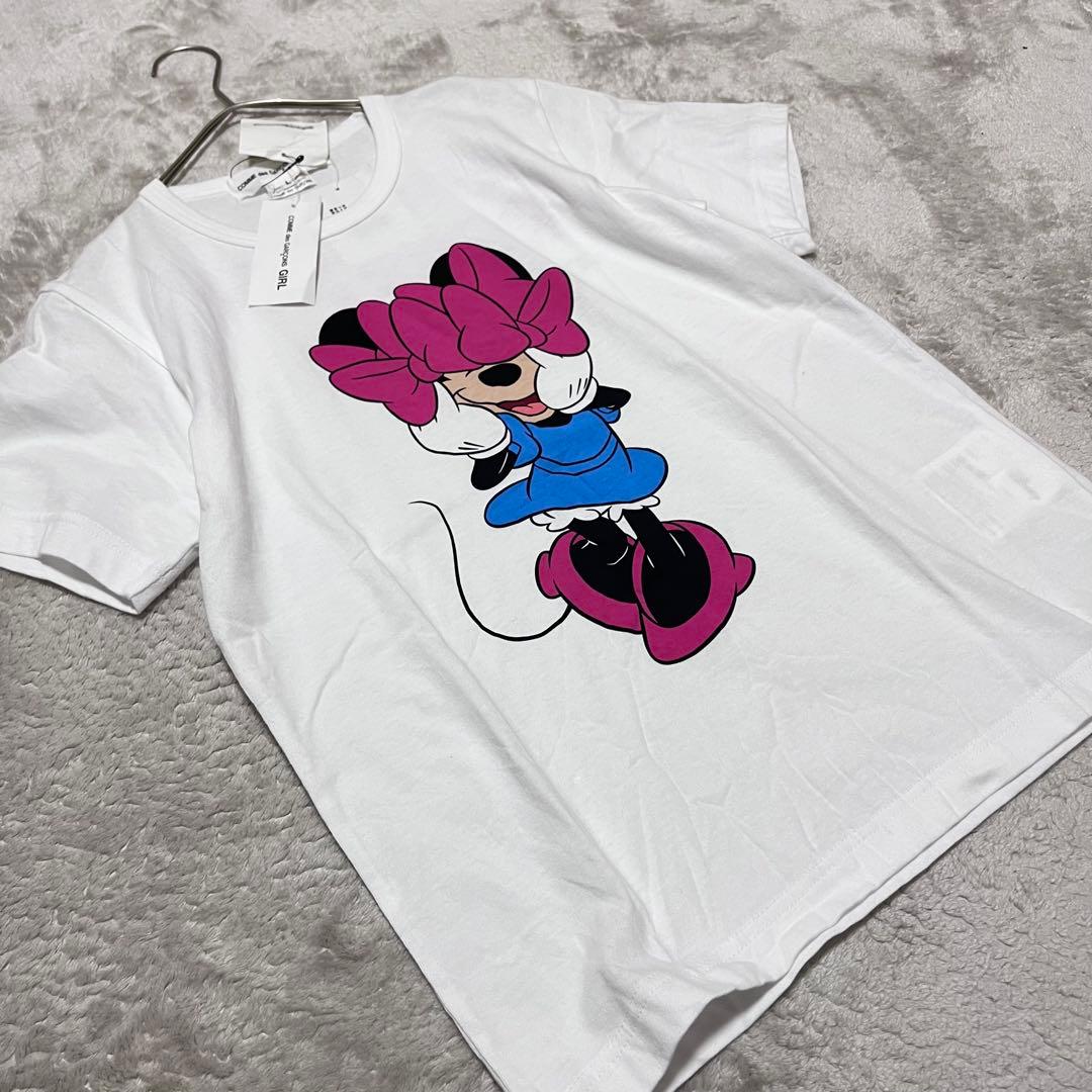 新品 コムデギャルソン ガール　ディズニー　ミニー　カットソー　tシャツ L