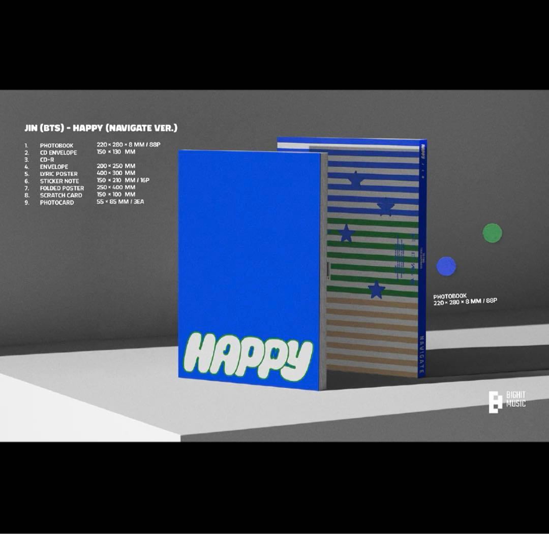 BTS JIN happy アルバム 新品 未開封 10セット 30枚
