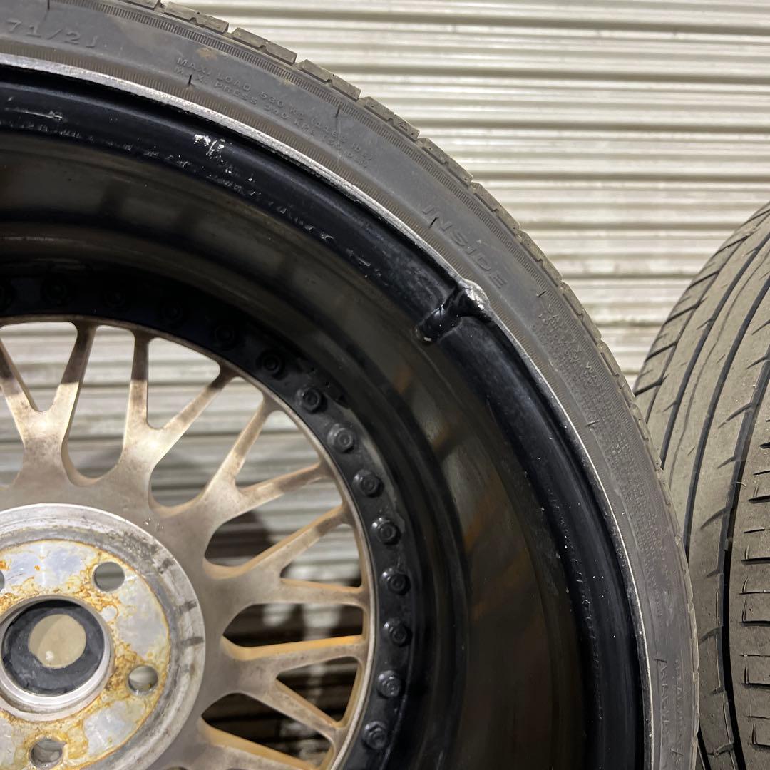 MGMホイールMM01 18インチF9J.R9.5J 希少国産鍛造PCD100