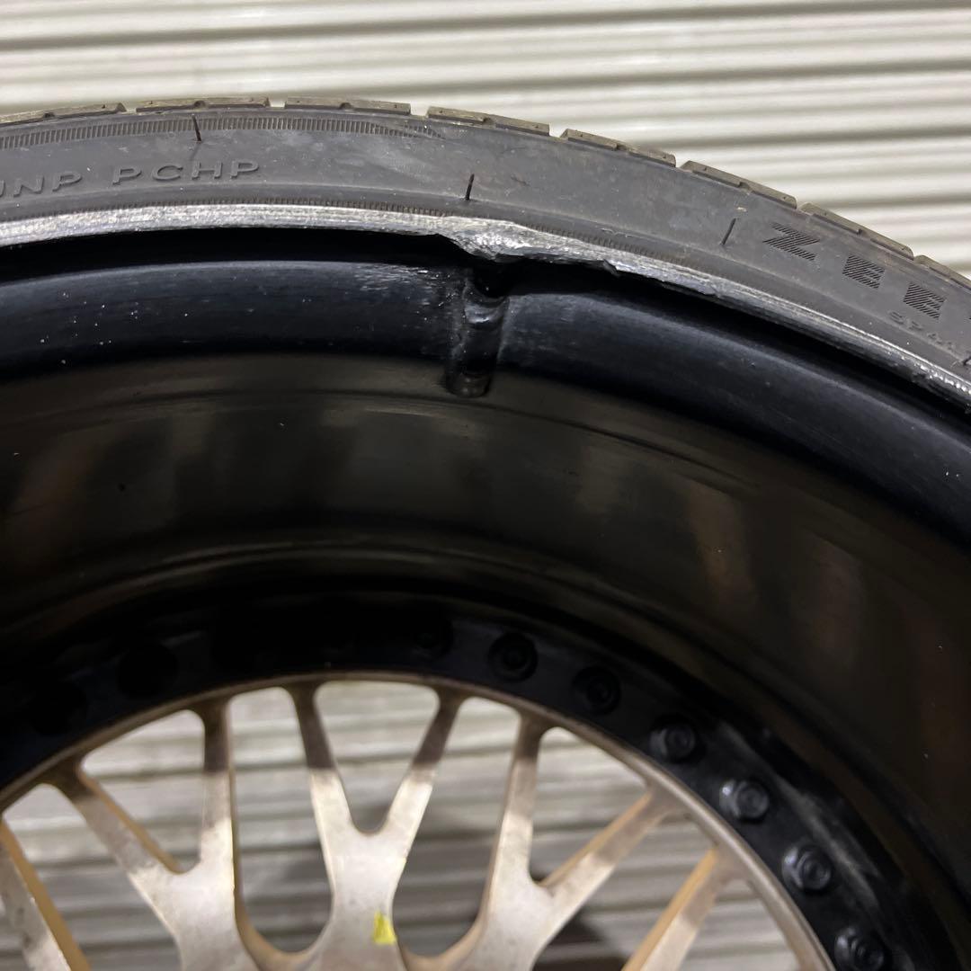 MGMホイールMM01 18インチF9J.R9.5J 希少国産鍛造PCD100