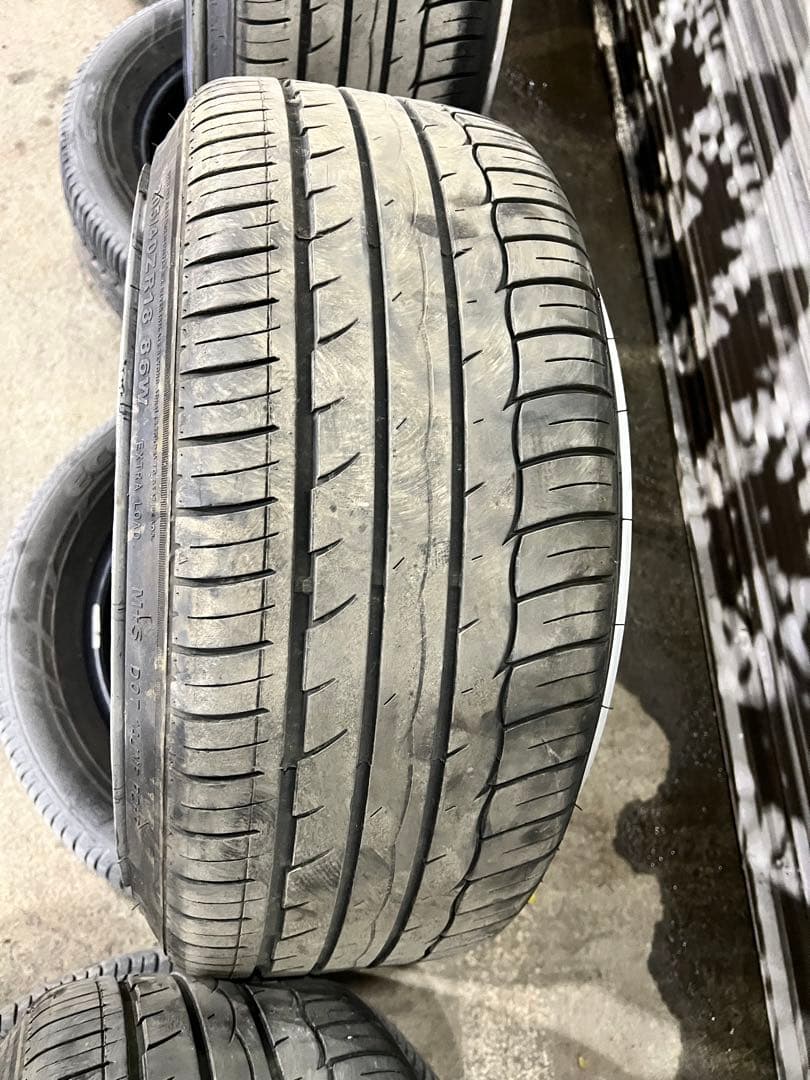 MGMホイールMM01 18インチF9J.R9.5J 希少国産鍛造PCD100