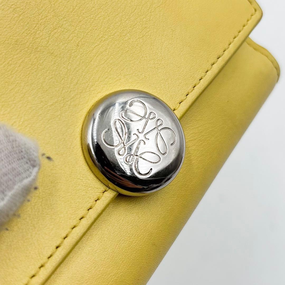 現行品✨ ロエベ LOEWE 三つ折り財布 ペブルトライフォールドウォレット