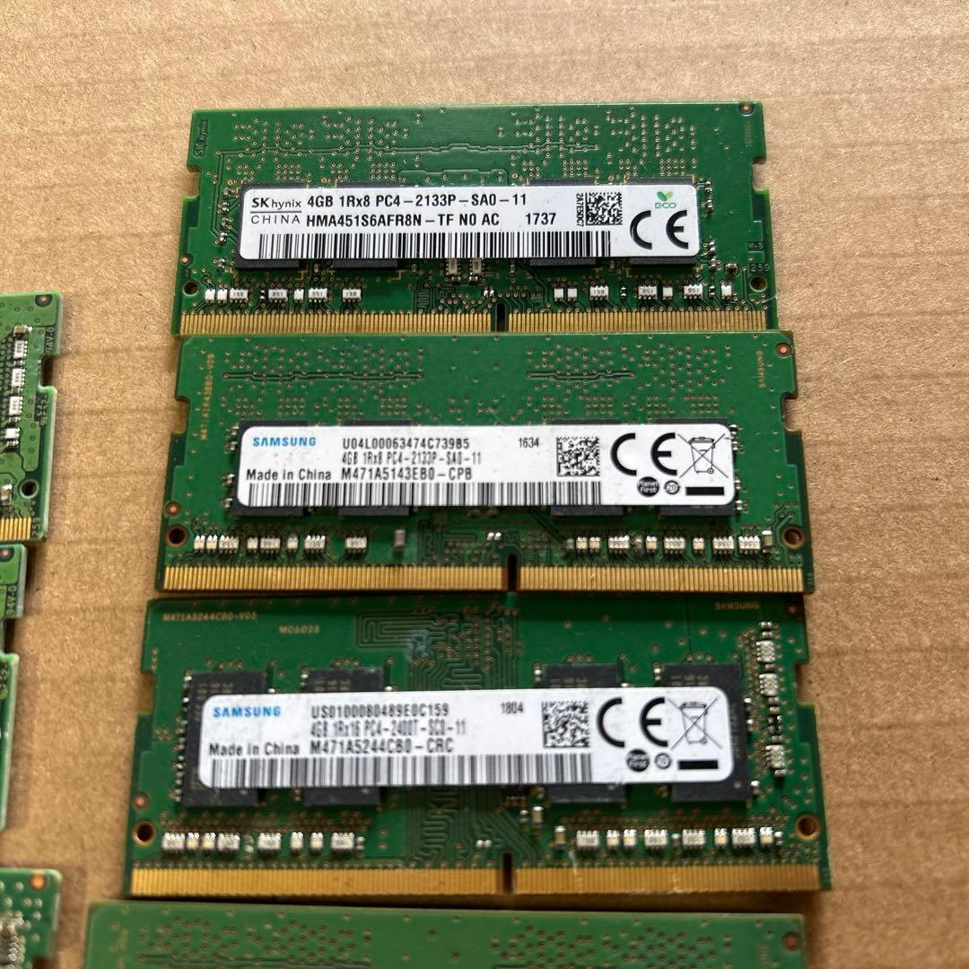 PC4 DDR4 メモリー　ジャンク品　11枚セット
