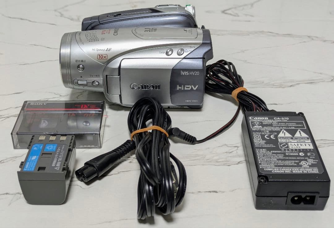 Canon　iVIS HV20　HDV　MiniDV対応