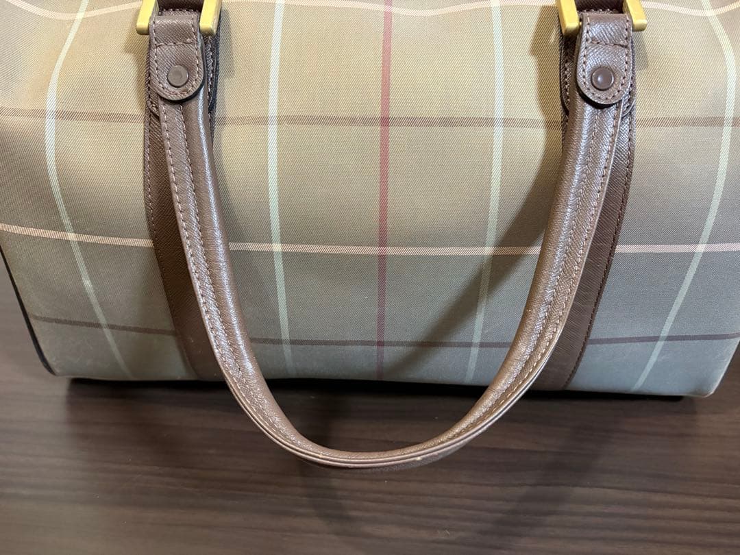 Burberrys バーバリーズ ミニボストンバッグ ヴィンテージ　玉虫色