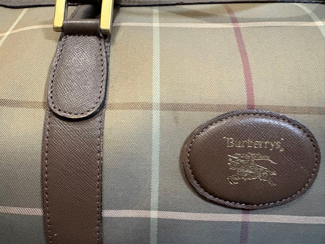 Burberrys バーバリーズ ミニボストンバッグ ヴィンテージ　玉虫色