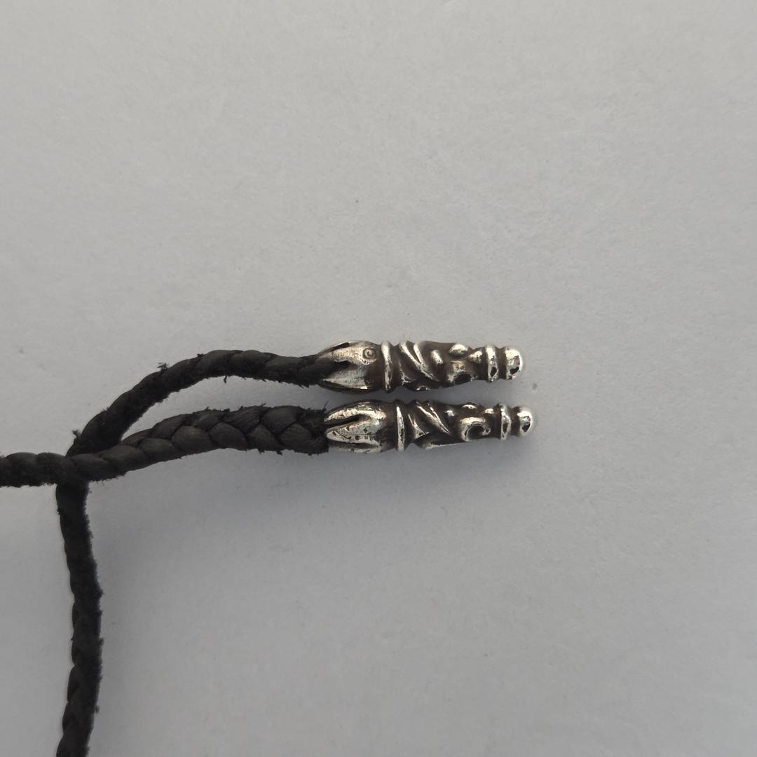 CHROME HEARTS クロムハーツ スクロールチップ レザーブレード
